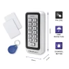 Qoltec Code lock RHEA with RFID reader Code Card key fob Doorbell IP68 EM