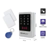 Qoltec Code lock MIMAS with RFID reader Code Card key fob Doorbell button IP68 EM