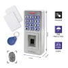 Qoltec Code lock OBERON with fingerprint reader RFID Code Card key fob Doorbell IP68 EM