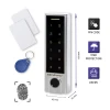Qoltec Code lock PROTEUS with fingerprint reader RFID Code Card key fob Doorbell IP68 EM