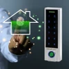 Qoltec Code lock PROTEUS with fingerprint reader RFID Code Card key fob Doorbell IP68 EM