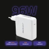 Qoltec Power charger FAST 96W 5-20V 3- 4.7A USB C PD Laptop Smartfon White