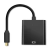 Qoltec Micro HDMI D male Adapter VGA female +3.5mm Audio 0.2m