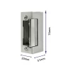 Qoltec Electric strike With lock and memory 12V Stainless steel
