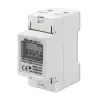 Qoltec Single phase electronic energy consumption meter 230 V LCD 2P DIN rail