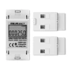 Qoltec Single phase electronic energy consumption meter 230 V LCD 2P DIN rail