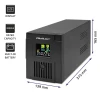 Qoltec Uninterruptible Power Supply UPS Line Interactive Monolith 2000VA 1200W LCD USB RJ45