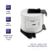 Qoltec Tape for BROTHER DK-11202 62mm x 100mm 300 labels White/Black print Roll with holder