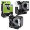 Qoltec Tape for DYMO D1 53713, 53718 24mm x 7m White/Black print
