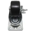 Qoltec Castors with brake for racks 19'' 4pcs.