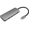 Qoltec Hub Adapter USB-C 3.1 5in1 4x USB 3.0 DC