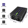 Qoltec Monolith voltage converter 3000 MS Wave 12V to 230V 1500/3000 USB