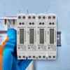 Qoltec Single-phase electronic energy meter DIN rail 230V LCD 1P Slim