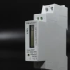 Qoltec Single-phase electronic energy meter DIN rail 230V LCD 1P Slim