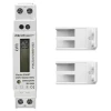 Qoltec Single-phase electronic energy meter DIN rail 230V LCD 1P Slim