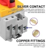 Qoltec DC isolator with locking function Main switch 1200V 32A 8kV 4P