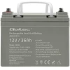 Qoltec AGM battery 12V 36Ah Maintenance-free Efficient LongLife for UPS, scooter