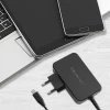 Qoltec GaN POWER PRO charger 1xUSB-C 90W 5-20V 3-4.5A Laptop Smartfon Black