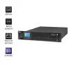 Qoltec Uninterruptible Power Supply UPS RACK 2kVA 1600W LCD