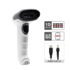 Qoltec barcode reader scanner 1D CCD matrix USB White