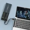 Qoltec Enclosure for drive M.2 SSD SATA NVMe USB-C DUAL 2 x 2TB