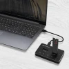Qoltec M.2 SSD drive docking station NVMe SATA USB-C DUAL 2 x 2TB