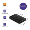 Qoltec M.2 SSD drive docking station NVMe SATA USB-C DUAL 2 x 2TB