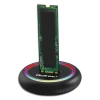 Qoltec M.2 SSD drive docking station SATA NVMe USB-C 2TB
