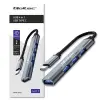 Qoltec Hub Adapter USB-C 3.1 4in1 USB 3.0 3x USB 2.0