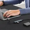 Qoltec Hub Adapter USB-C 3.1 4in1 USB 3.0 3x USB 2.0