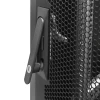 Qoltec 19" RACK cabinet 15U 600 x 855 x 600 Perforated doors Standing Feet + Casters Steel case Lock