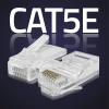 Qoltec RJ45 modular connector CAT5e UTP Gold-plated contacts 100 pieces