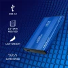 Qoltec Aluminium External Hard Drive Case HDD SSD 2.5'' SATA3 USB 3.0 Blue