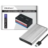 Qoltec Aluminium External Hard Drive Case HDD SSD 2.5'' SATA3 USB 3.0 Silver