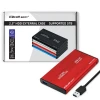 Qoltec Aluminium External Hard Drive Case HDD SSD 2.5'' SATA3 USB 3.0 Red