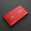 Qoltec Aluminium External Hard Drive Case HDD SSD 2.5'' SATA3 USB 3.0 Red