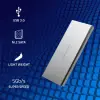 Qoltec Aluminium Enclosure M.2 SSD drive SATA NGFF USB 3.0 Super speed 5GB/s 2TB Silver