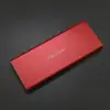 Qoltec Aluminium Enclosure M.2 SSD drive SATA NGFF USB 3.0 Super speed 5Gb/s 2TB Red