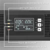 Qoltec Uninterruptible Power Supply UPS for RACK 2kVA 2000W Power factor 1.0 LCD EPO USB On-line