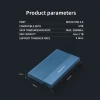 Qoltec Aluminium Enclosure SSD HDD 2.5'' drive SATA USB 3.0 Super speed 5Gb/s 2TB Blue