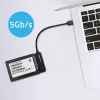 Qoltec SATA Adapter SSD HDD 2.5'' drive USB 3.0 Super speed 5Gb/s 2TB 19cm