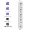 Qoltec Surge protector 8 sockets 1.5m White