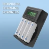 Qoltec Battery Charger for Ni-MH type R03 AAA R6 AA LCD USB cable
