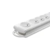 Qoltec Surge protector 8 sockets 1.5m White