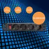 Qoltec Aluminium Power strip for RACK 10'' 1U 16A PDU 4xSCHUKO 1.8m