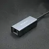 Qoltec Network Adapter USB-C 3.1 RJ45 Ethernet 1000Mb/s Aluminum