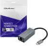 Qoltec Network Adapter USB-C 3.1 RJ45 Ethernet 1000Mb/s Aluminum