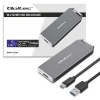 Qoltec Mini Aluminium Enclosure M.2 SSD drive NVMe PCIe USB 3.1 Super speed 10Gb/s 2TB Silver