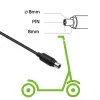 Qoltec Charger for electric scooter, e-bike 84W 36V 42V 2A 8.0*8.0+pin +power cable