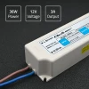 Qoltec LED Driver IP67 36W 12V 3A Waterproof White